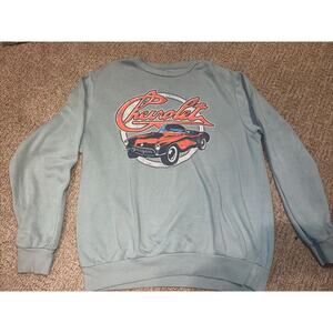 Vintage Chevrolet Sweatshirt GM Official Sweater Classic Convertible - Medium